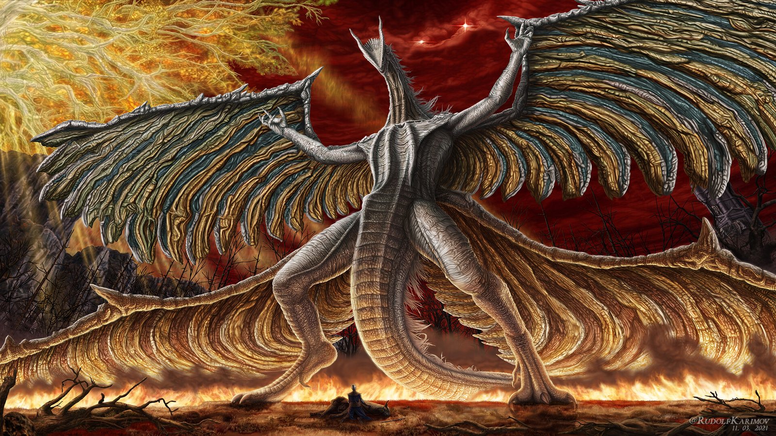 The Colossal Threat Conquering Ancient Dragon Senessax